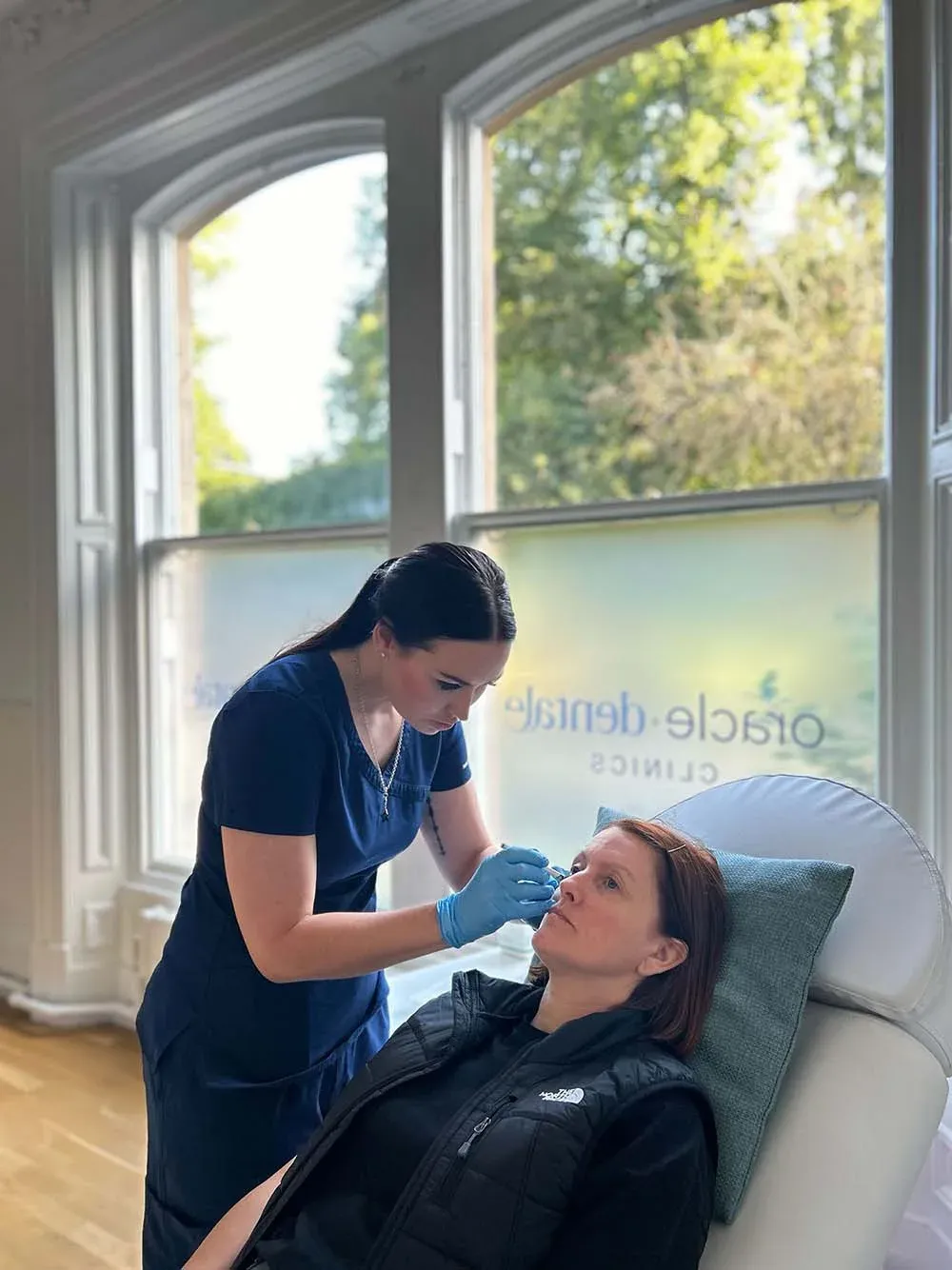 Tear trough filler treatment